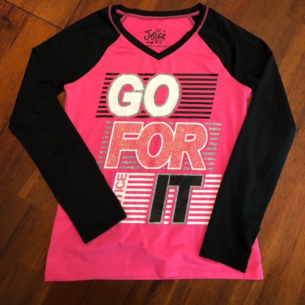 Justice long sleeve shirt